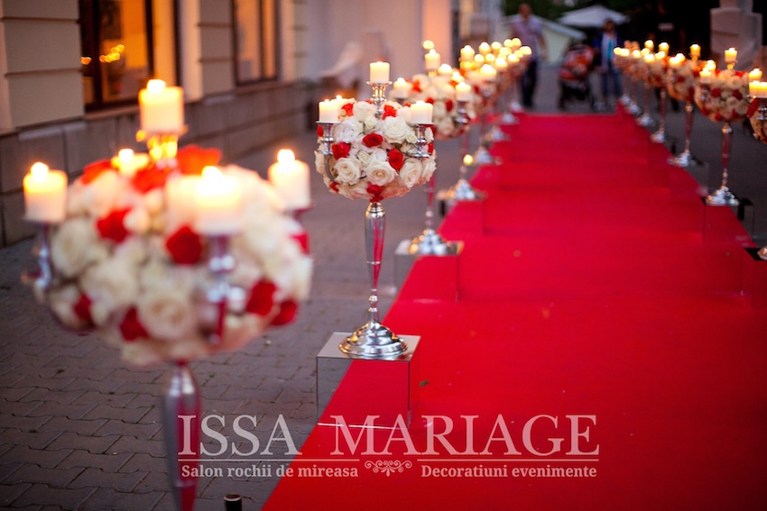 decoratiuni nunta rusescu valcea issamriage aranjamente florale pe sfesnice