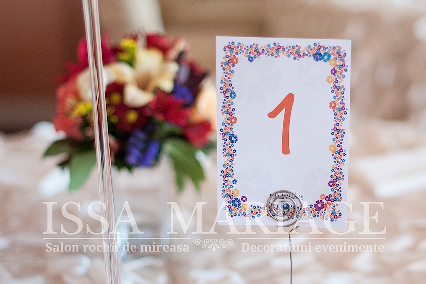 numere de masa personalizate colorate bucuresti