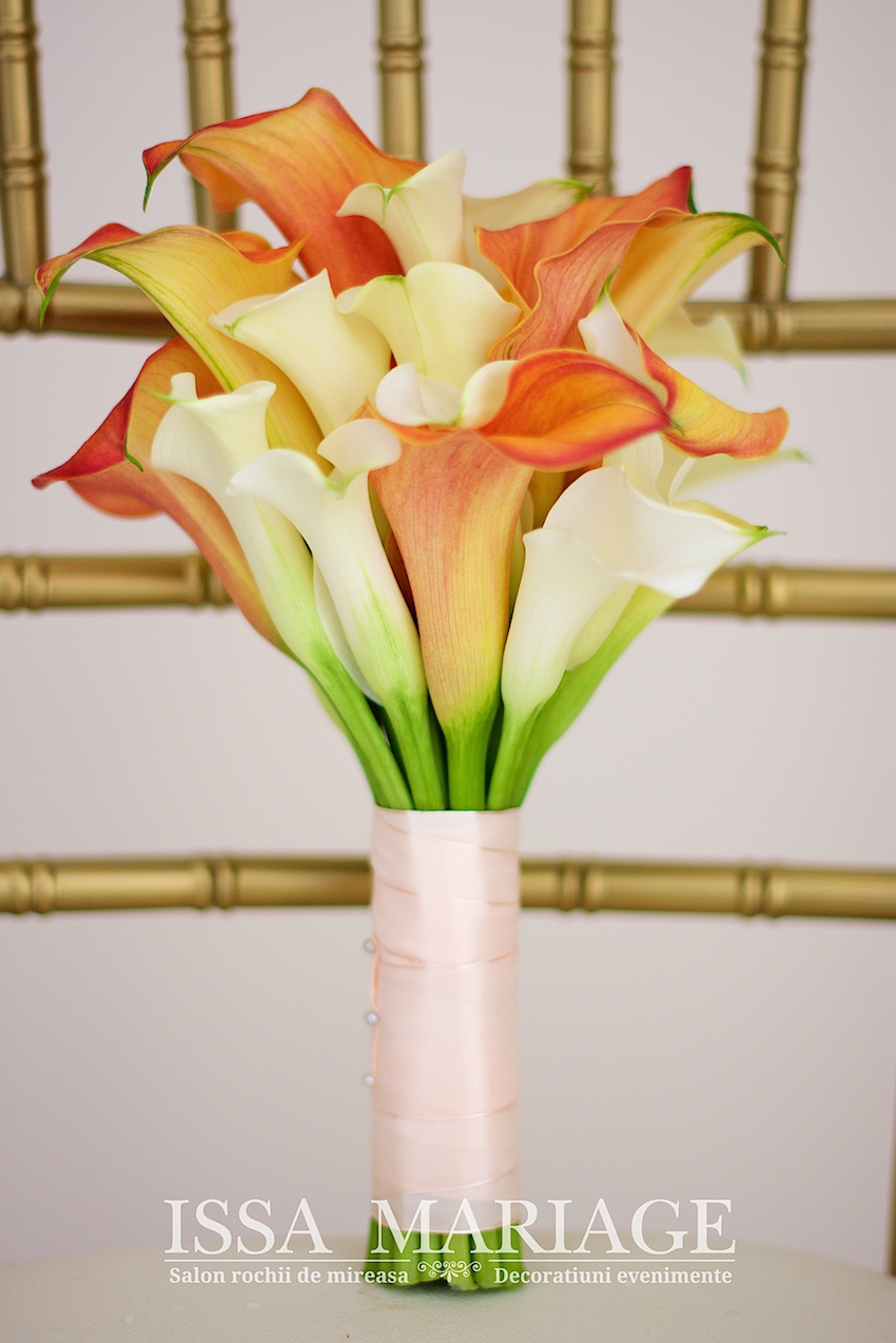 buchet mireasa din cale