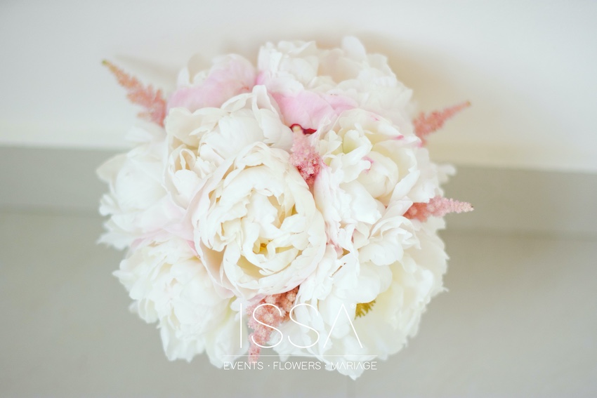 buchet mireasa bujori roz
